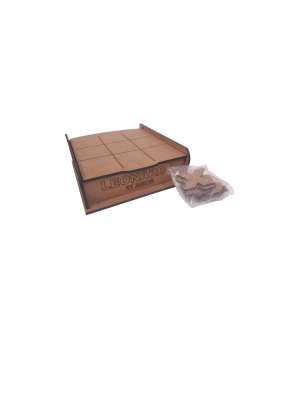 Caixa Jogo da Velha MDF 3mm 13x4,5x15cm    
