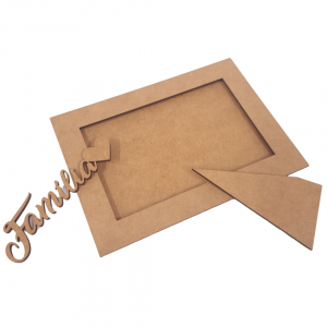 Porta Retrato MDF 3mm/MDF 6mm 18x13cm   Corte reto 